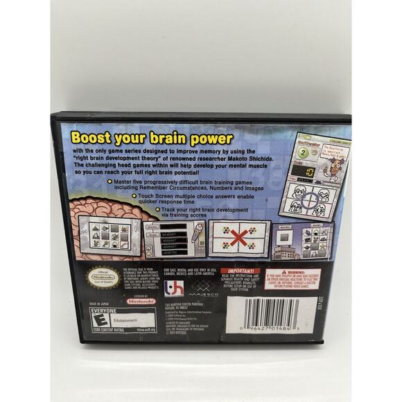Brain Boost: Gamma Wave (Nintendo DS, 2006) USED FUN PUZZLES FREE US SHIPPING - Picture 2 of 5